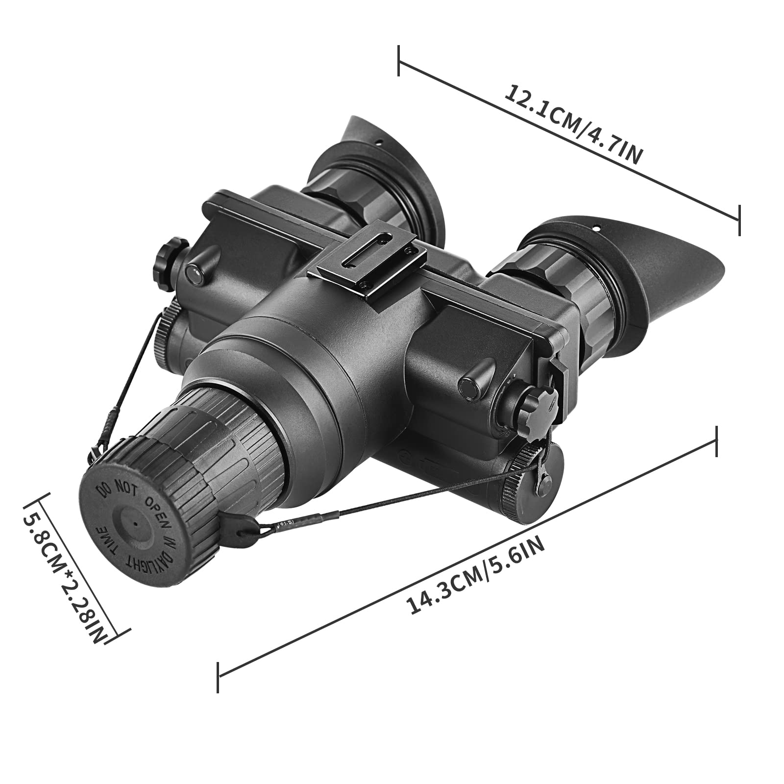 Teslord NVG7 Gen 2+ Night Vision Goggles, Infrared Head-Mounted